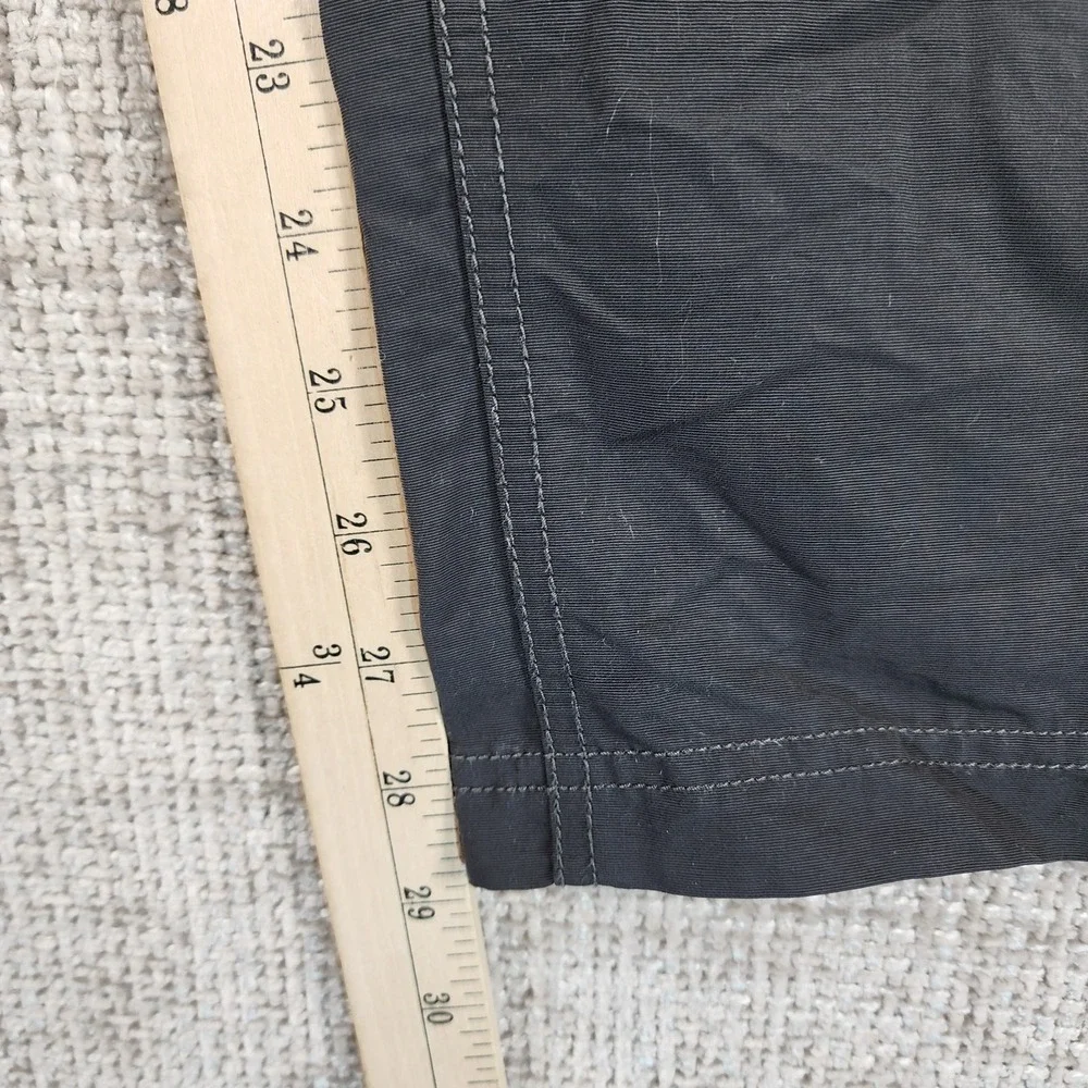 The North Face Convertible Hiking Pants Mens 36x29 Gray Nylon Belted NF0A2WLA